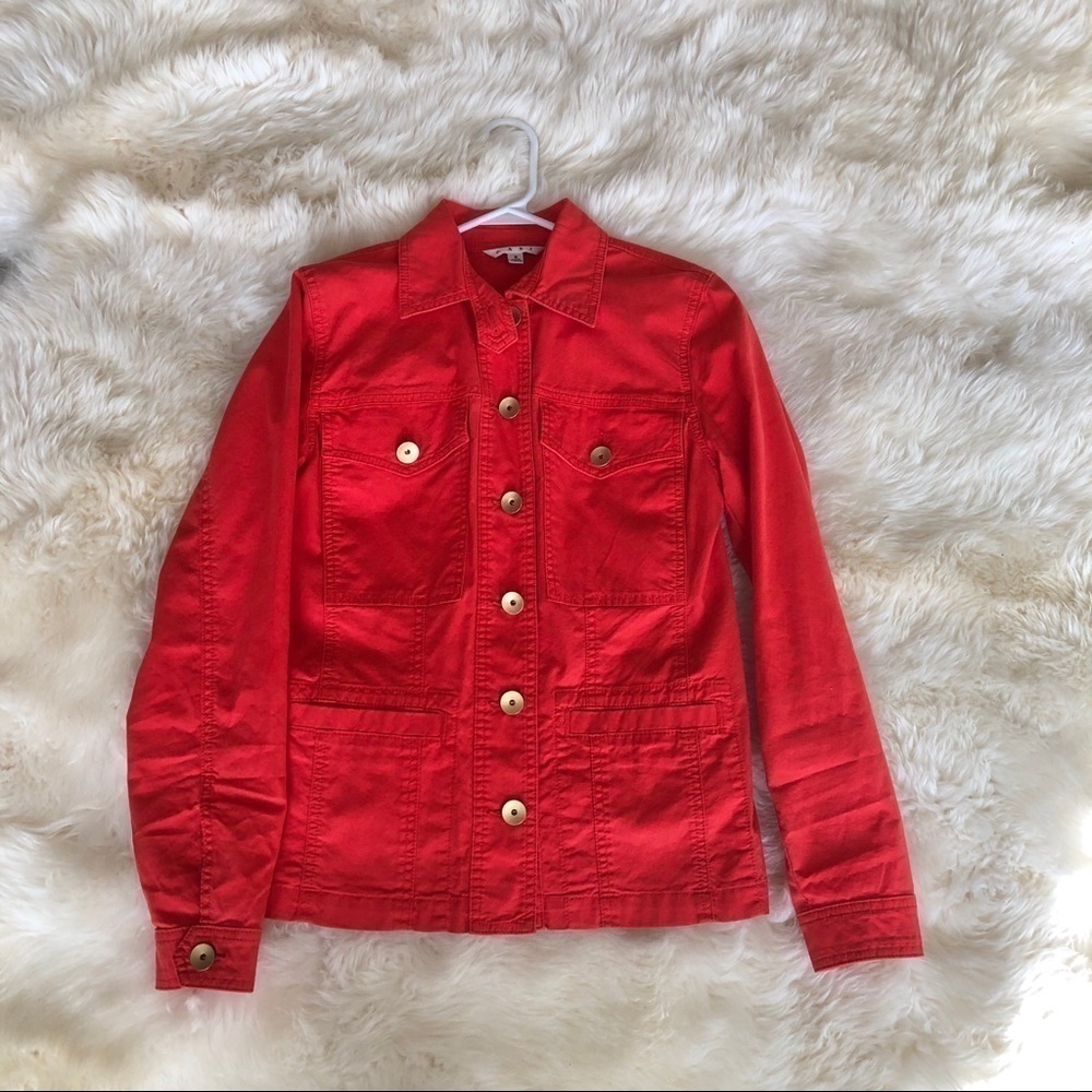 CAbi Taylor Jacket in Vintage Lobster Style #727 Small